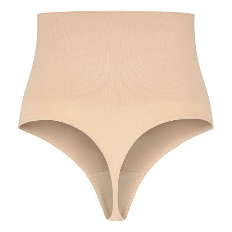 BYE-BRA - THONG STYLE SEAMLESS GIRDLE BEIGE SIZE L