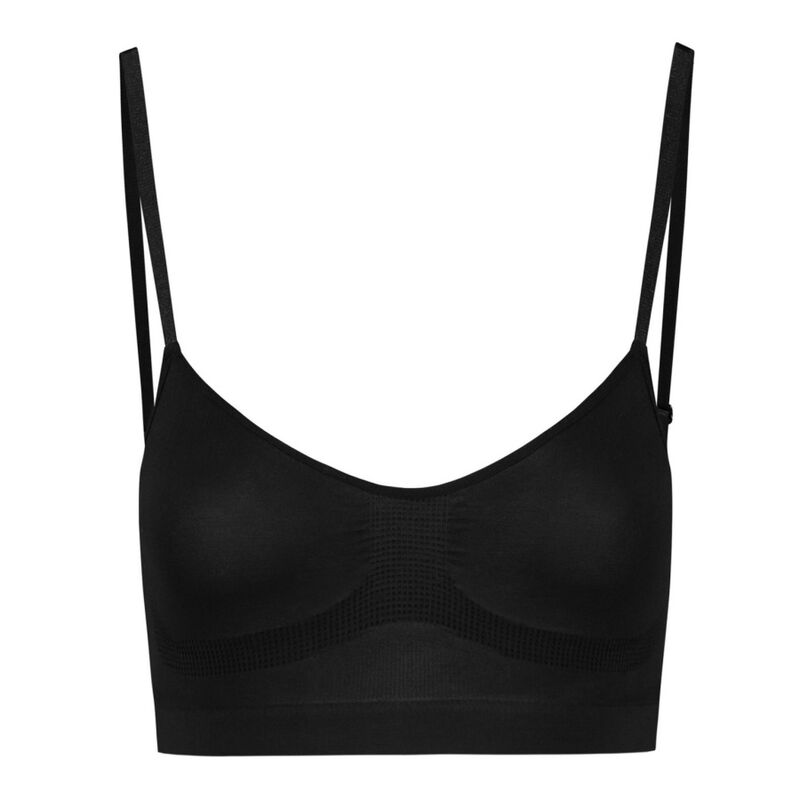 BYE-BRA - MEDIUM CONTROL BRA SEAMLESS BLACK