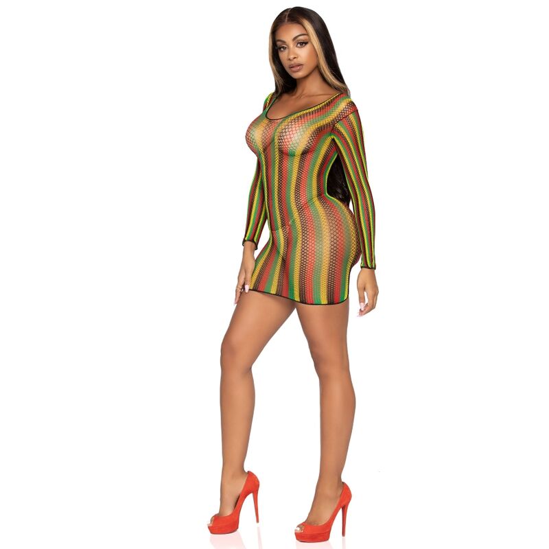 LEG AVENUE - RASTA MINI DRESS