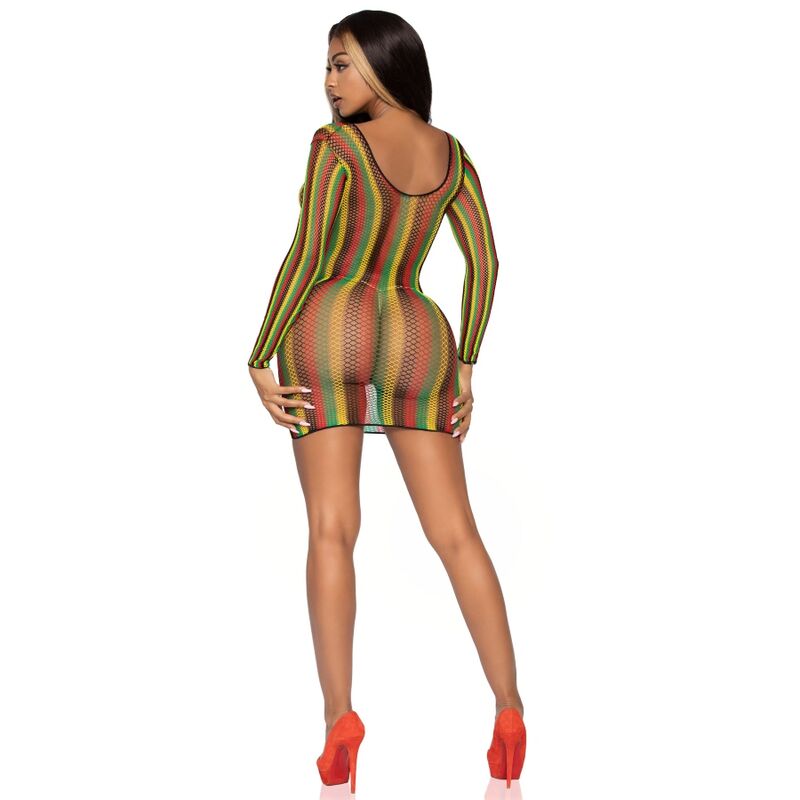 LEG AVENUE - RASTA MINI DRESS