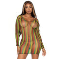 LEG AVENUE - RASTA MINI DRESS