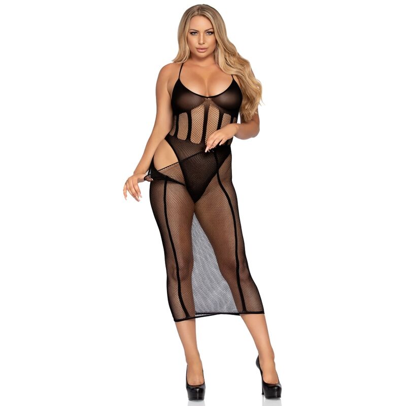LEG AVENUE - BODYSUIT AND SKIRT SET