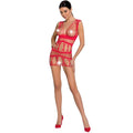 PASSION - WOMAN BS089 RED BODYSTOCKING