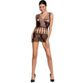 PASSION - WOMAN BS090 BODYSTOCKING BLACK