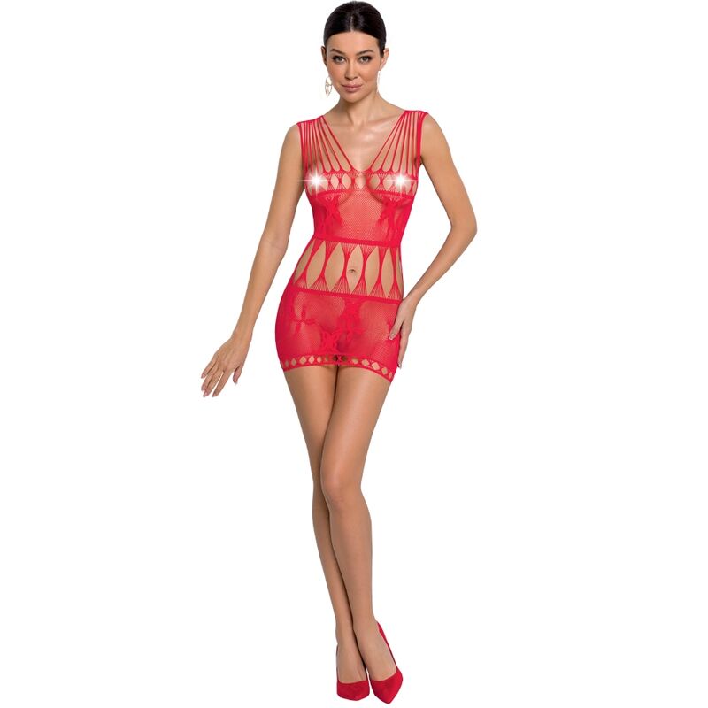PASSION - WOMAN BS090 RED BODYSTOCKING
