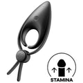 SATISFYER - SNIPER RING VIBRATOR BLACK