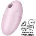 SATISFYER - VULVA LOVER 3 AIR PULSE STIMULATOR & VIBRATOR PINK