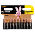 DURACELL - PLUS POWER 100 ALKALINE BATTERY AA LR6 10 UNIT