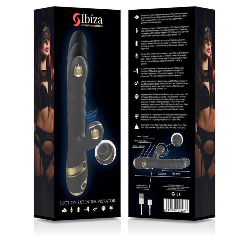 IBIZA - UP & DOWN + VIBRATOR + CLITORIS SUCTION
