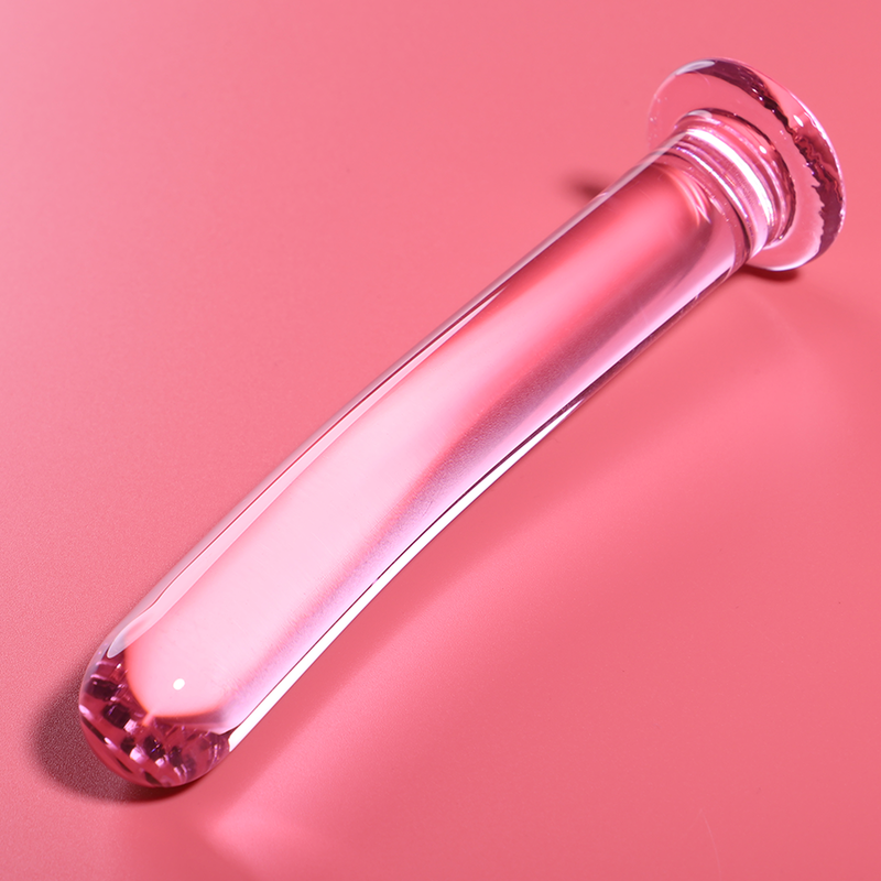 NEBULA SERIES BY IBIZA - MODEL 9 DILDO BOROSILICATE GLASS PINK 15.5 CM -O- 2.5 CM