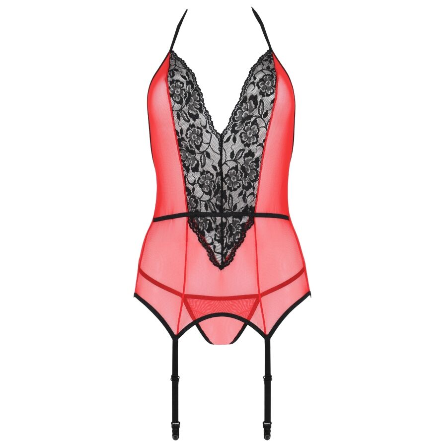 PASSION - PEONIA CORSET EROTIC LINE RED