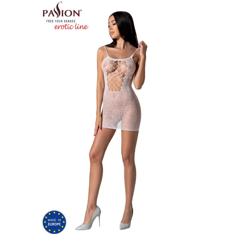 PASSION - BS096 WHITE BODYSTOCKING