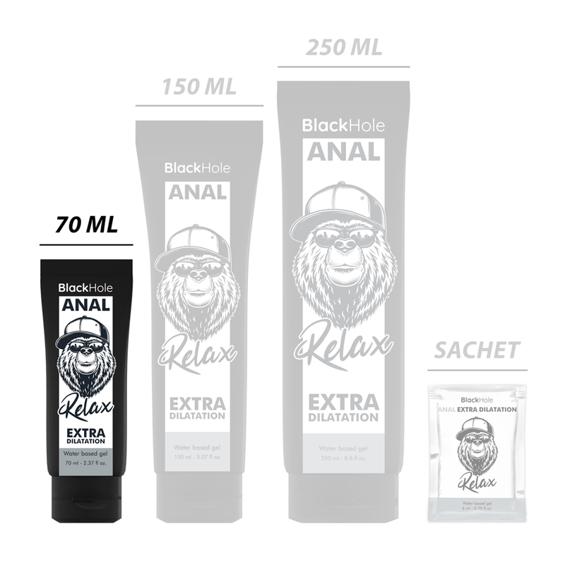 BLACK HOLE - WATER-BASED ANAL DILATION GEL 70 ML