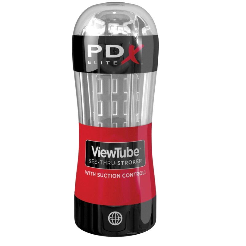 PDX ELITE - STROKER MASTURBATOR VIEWTUBE CONTROL SUCTION CLEAR