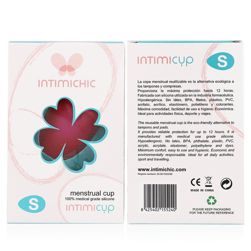INTIMICHIC - MENSTRUAL CUP MEDICAL GRADE SILICONE