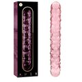 NEBULA SERIES BY IBIZA - MODEL 15 DILDO BOROSILICATE GLASS PINK 18.5 CM -O- 3 CM