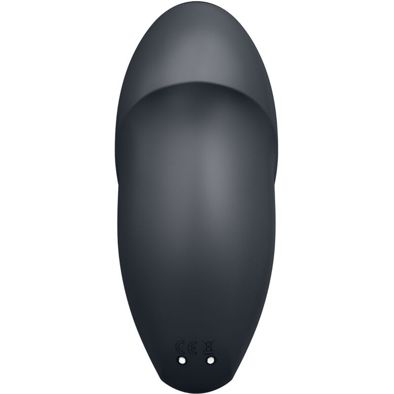 SATISFYER - TAP & CLIMAX 1 LAY-ON VIBRATOR BLACK