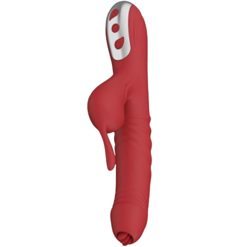 ARMONY - SUCK VIBRATOR & SUCKER WITH STIMULATING TONGUE BURGUNDY