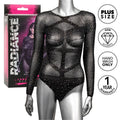CALEXOTICS - RADIANCE LONG SLEEVE BODYSUIT RHINE PLUS SIZE