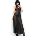 CHILIROSE - CR 3883 BABYDOLL LONG BLACK
