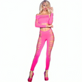 CHILIROSE - CR 3654 TOP & LEGGINS PINK