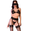 CHILIROSE - CR 4467 SET FOUR PIECES BLACK