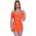 CHILIROSE - CR 4704 DRESS ORANGE