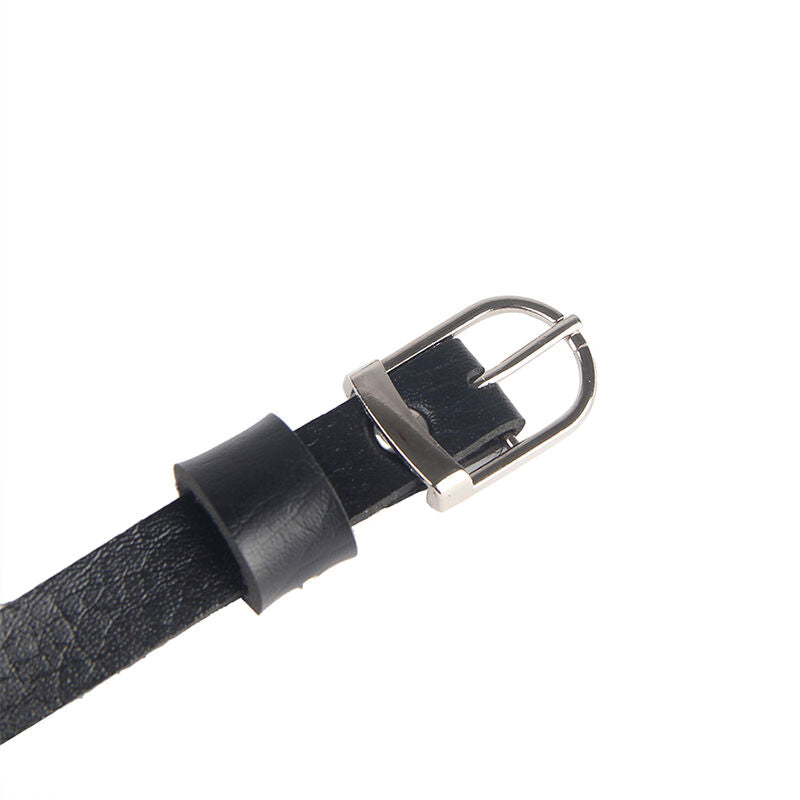 SUBBLIME - CHEST HARNESS LEATHER CHAINS BLACK