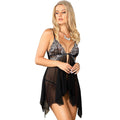 SUBBLIME - BABYDOLL FABRIC TULLE CHEST LACE