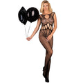 LIVCO CORSETTI FASHION - AMAHIL BODYSTOCKING CROTCHLESS BLACK