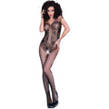 CHILIROSE - CR 4233 BODYSTOCKING CROTCHLESS BLACK