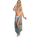 SUBBLIME - INDIA STYLE BLUE LINGERIE SET
