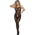SUBBLIME - 951726 BLACK ELASTIC FISHNET CROTCHLESS BODYSTOCKING