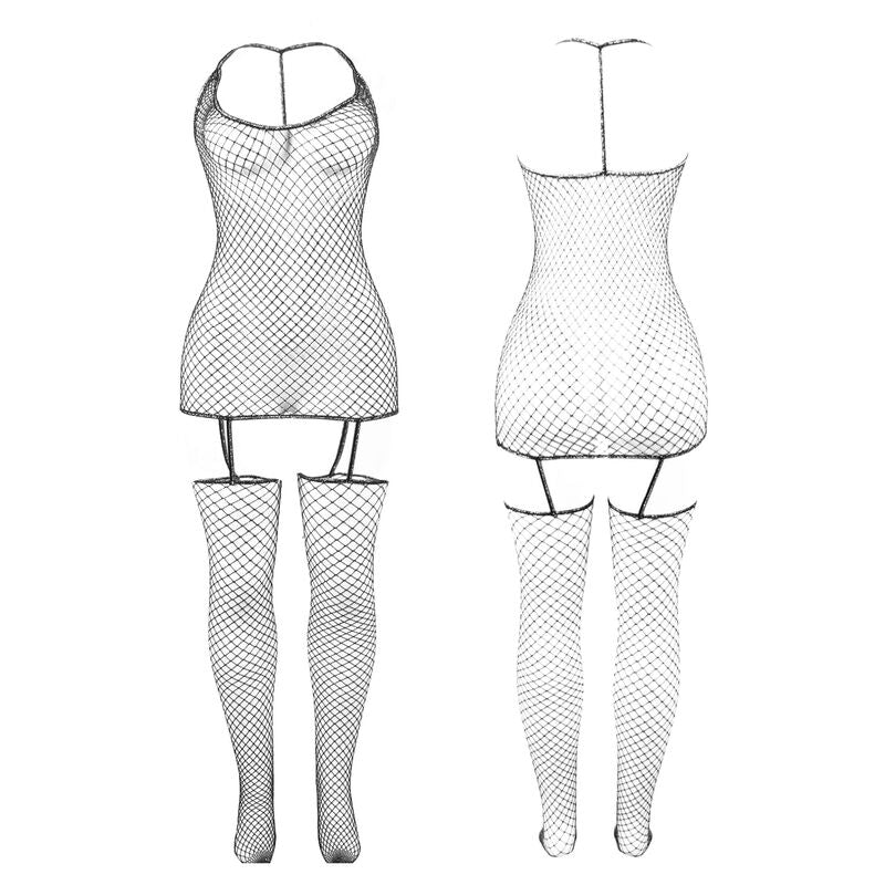 SUBBLIME - 951955 SHINY FISHNET BODYSTOCKING