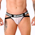 MACHO - MX26X1 JOCK GRID WHITE