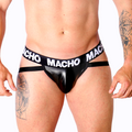 MACHO - MX25NC JOCK BLACK LEATHER