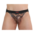 BURN - 002 JOCK SNAKE BLACK