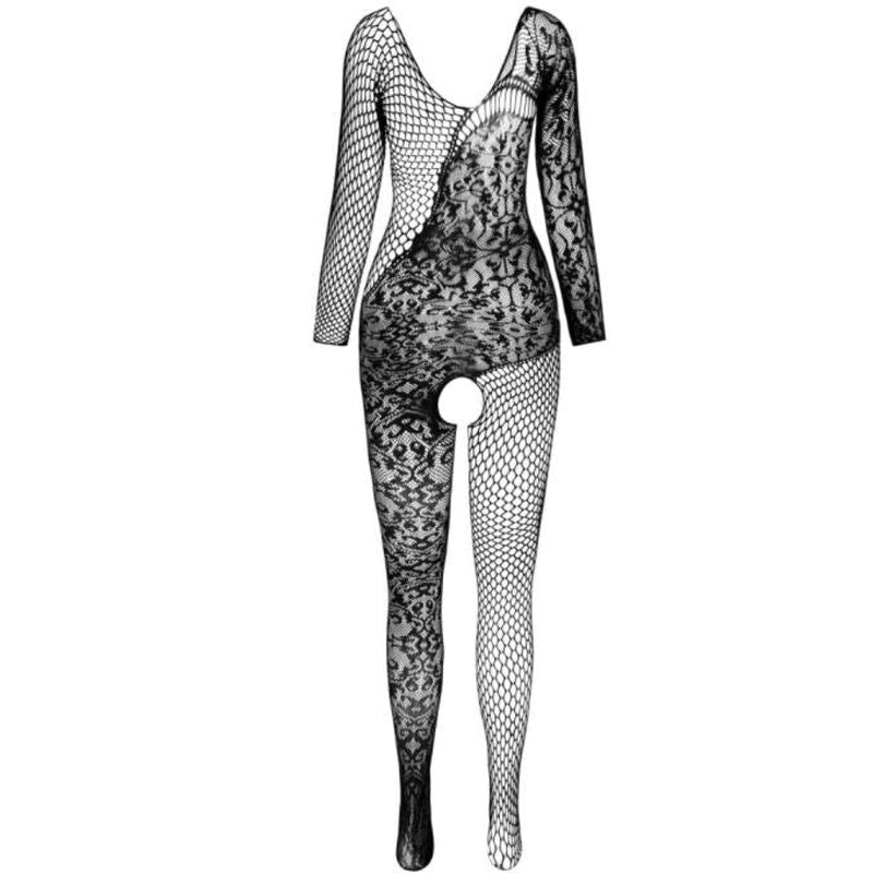 PASSION - BS 107 BODYSTOCKING BLACK