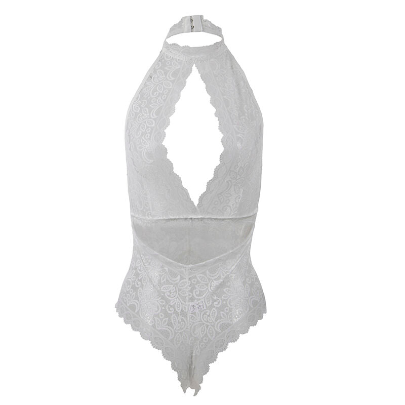 SUBBLIME - 953867 LACE BODYSUIT WHITE