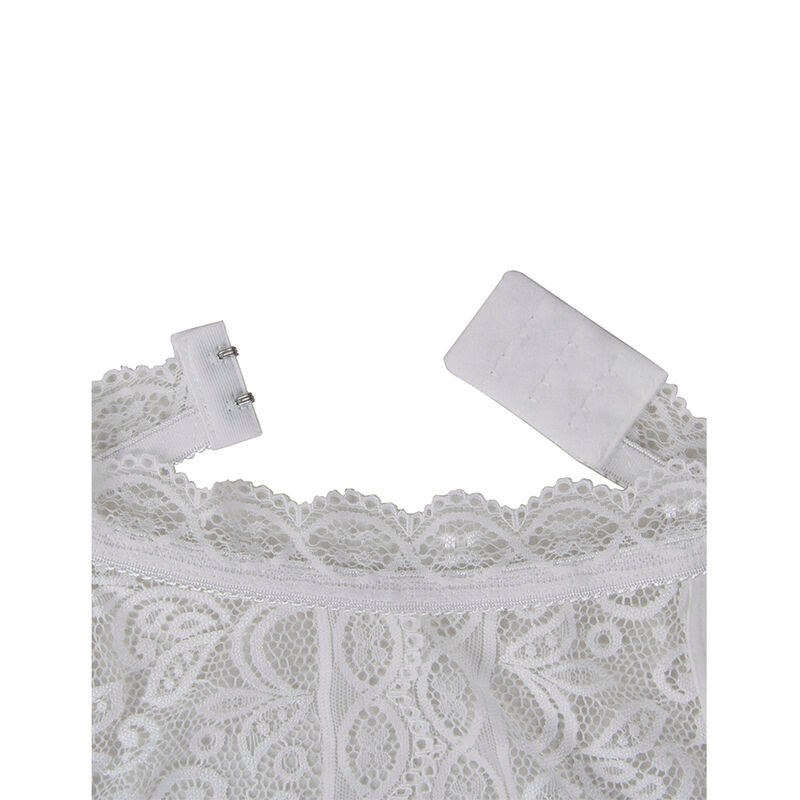 SUBBLIME - 953867 LACE BODYSUIT WHITE