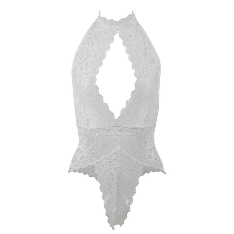 SUBBLIME - 953867 LACE BODYSUIT WHITE