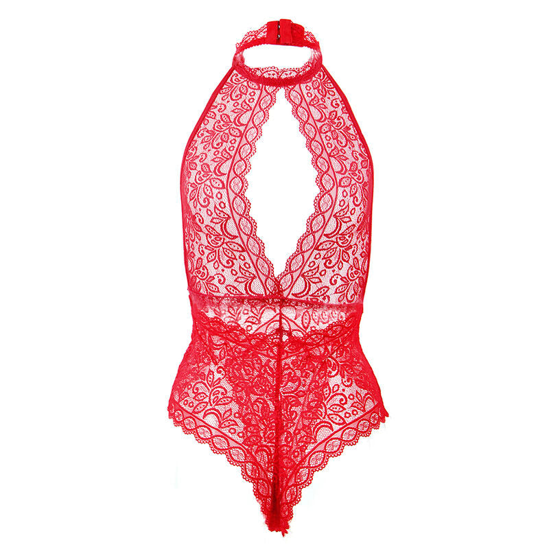 SUBBLIME - 953874 OPEN CUP BODYSUIT RED