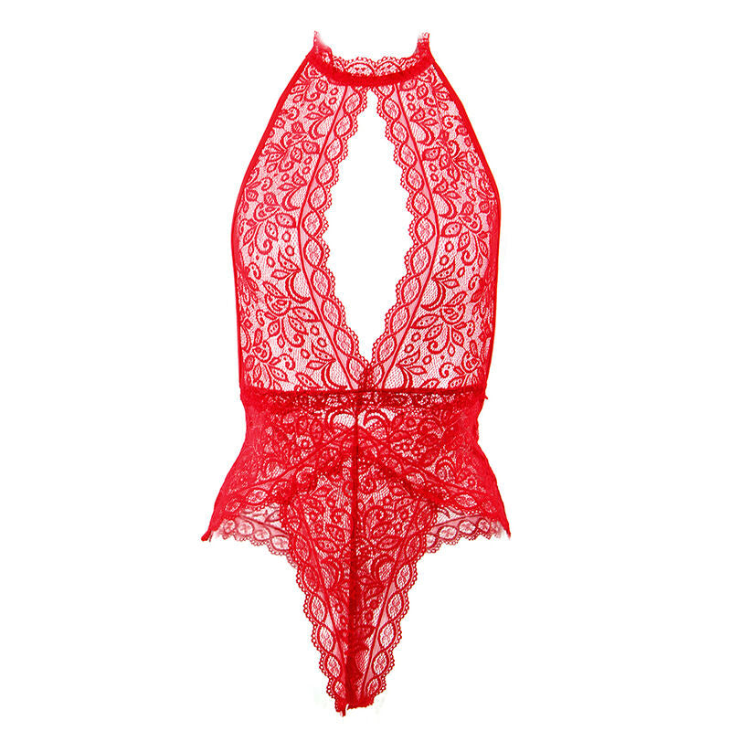 SUBBLIME - 953874 OPEN CUP BODYSUIT RED