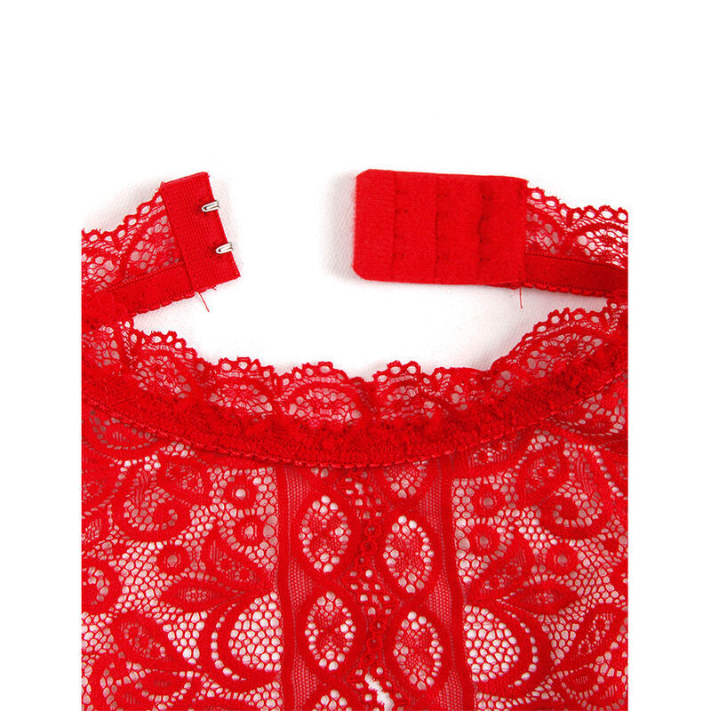SUBBLIME - 953874 OPEN CUP BODYSUIT RED