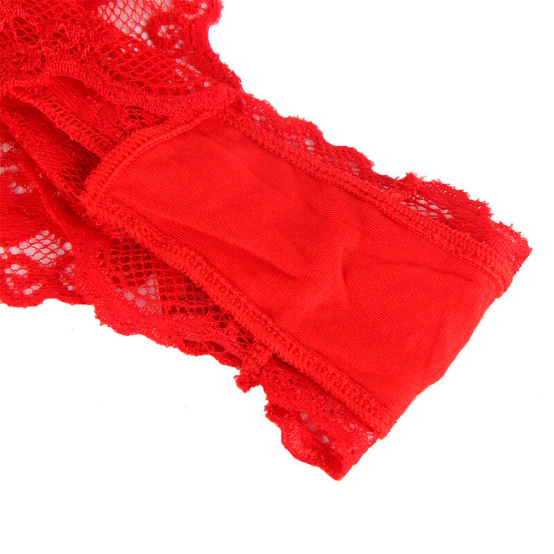SUBBLIME - 953973 SEXY BODY WITH RUFFLES + BELT RED