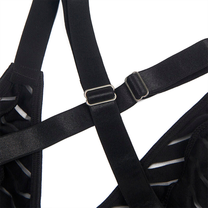 SUBBLIME - 954147 BODY WITH GARTER BELT BLACK