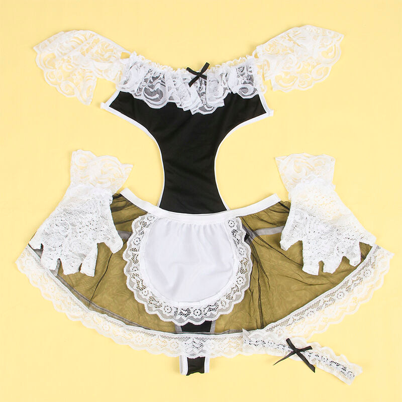 SUBBLIME - 954307 SEXY MAID COSTUME BLACK/WHITE