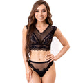 LIVCO CORSETTI FASHION - ELIN LC 20212 BRA + PANTIES BLACK