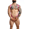 MOB - DNGEON CROSS BACK HARNESS PINK