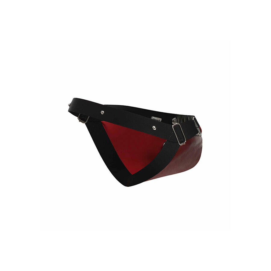 MOB - DNGEON JOCKSTRAP RED COCK RING ONE SIZE
